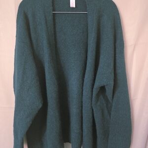 PINK Victoria's Secret Boyfriend Cardigan In Forest Green